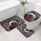 Honour The Treaty New Zealand Personalised Bathroom Set Toitu Te Tiriti Indigenous Maori Face - Aussie Hoodie