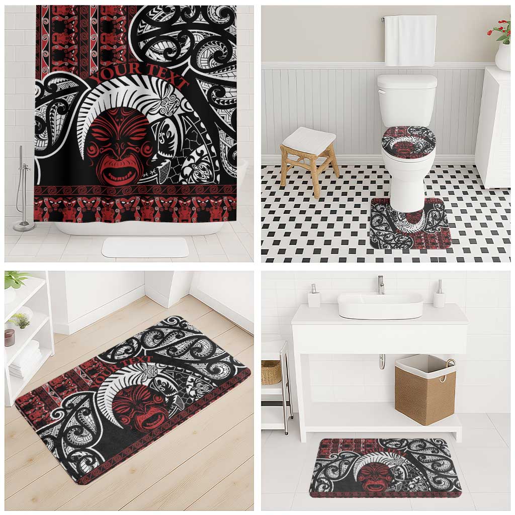 Honour The Treaty New Zealand Personalised Bathroom Set Toitu Te Tiriti Indigenous Maori Face - Aussie Hoodie