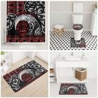 Honour The Treaty New Zealand Personalised Bathroom Set Toitu Te Tiriti Indigenous Maori Face - Aussie Hoodie