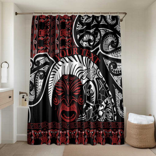 Honour The Treaty New Zealand Personalised Bathroom Set Toitu Te Tiriti Indigenous Maori Face - Aussie Hoodie