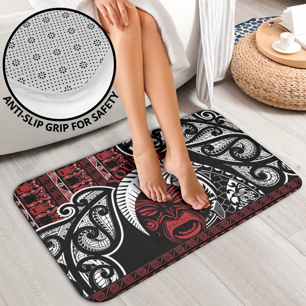 Honour The Treaty New Zealand Personalised Bathroom Set Toitu Te Tiriti Indigenous Maori Face - Aussie Hoodie