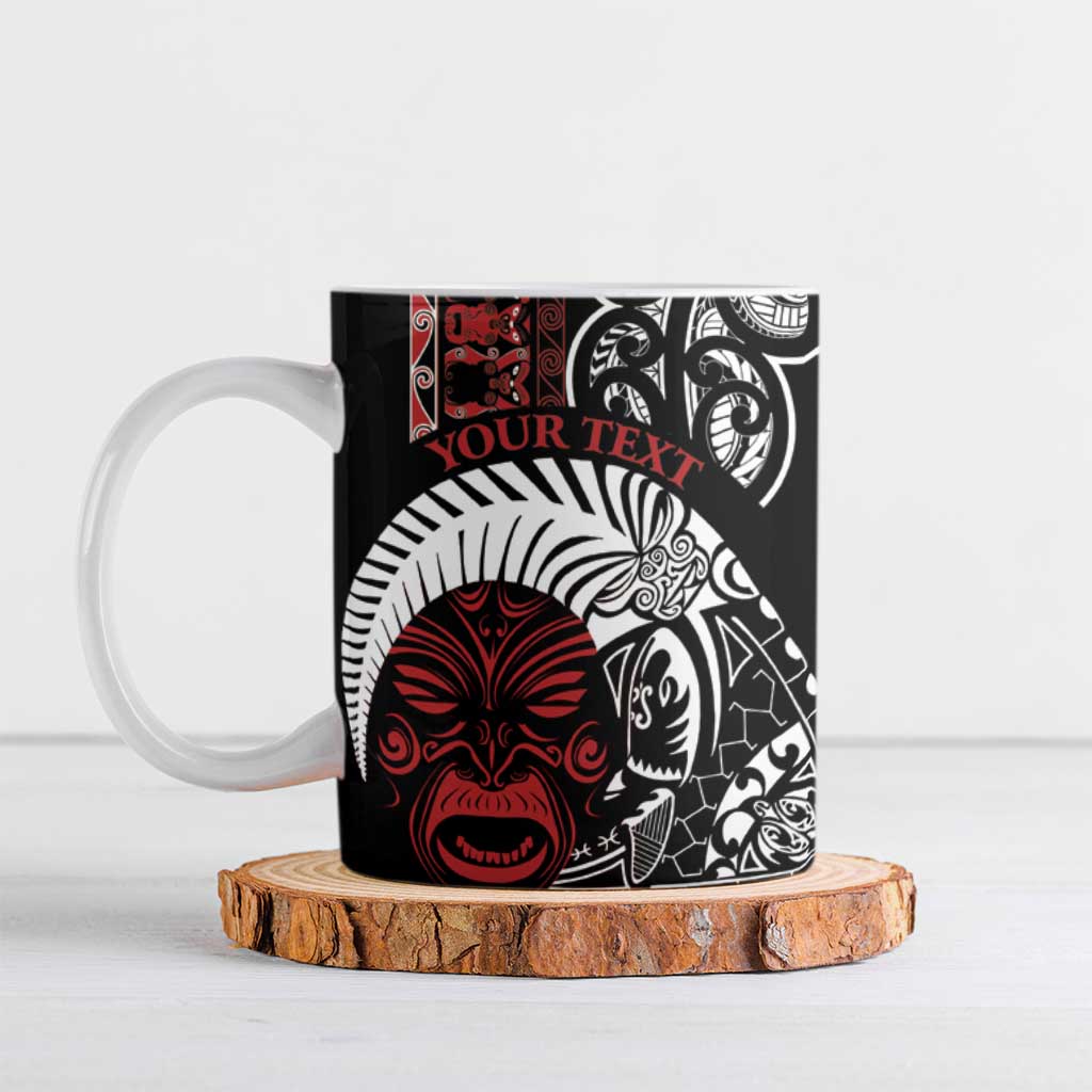 Honour The Treaty New Zealand Personalised Ceramic Mug Toitu Te Tiriti Indigenous Maori Face - Aussie Hoodie