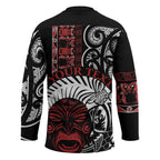 Honour The Treaty New Zealand Personalised Hockey Jersey Toitu Te Tiriti Indigenous Maori Face - Aussie Hoodie
