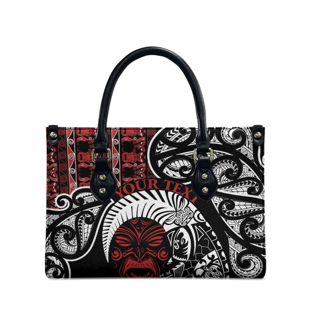 Honour The Treaty New Zealand Personalised Leather Bag Toitu Te Tiriti Indigenous Maori Face - Aussie Hoodie