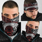 Honour The Treaty New Zealand Personalised Neck Gaiter Toitu Te Tiriti Indigenous Maori Face LT9