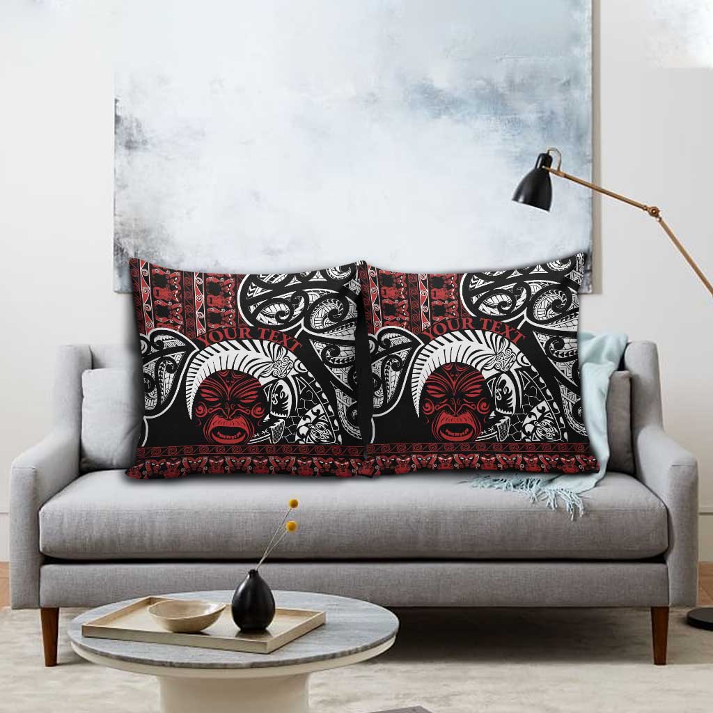 Honour The Treaty New Zealand Personalised Pillow Cover Toitu Te Tiriti Indigenous Maori Face - Aussie Hoodie