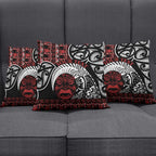 Honour The Treaty New Zealand Personalised Pillow Cover Toitu Te Tiriti Indigenous Maori Face - Aussie Hoodie