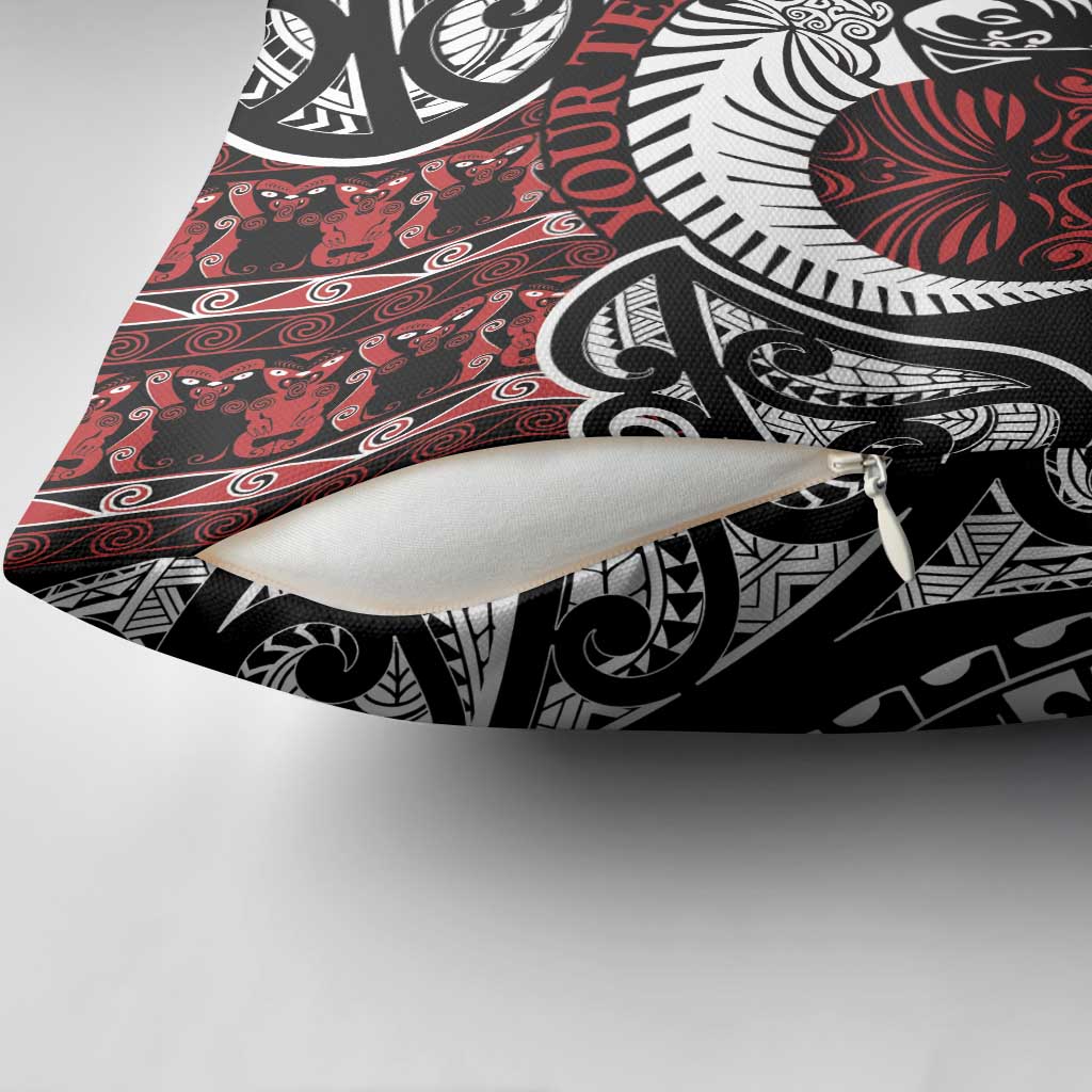 Honour The Treaty New Zealand Personalised Pillow Cover Toitu Te Tiriti Indigenous Maori Face - Aussie Hoodie