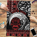 Honour The Treaty New Zealand Personalised Puzzle Toitu Te Tiriti Indigenous Maori Face - Aussie Hoodie