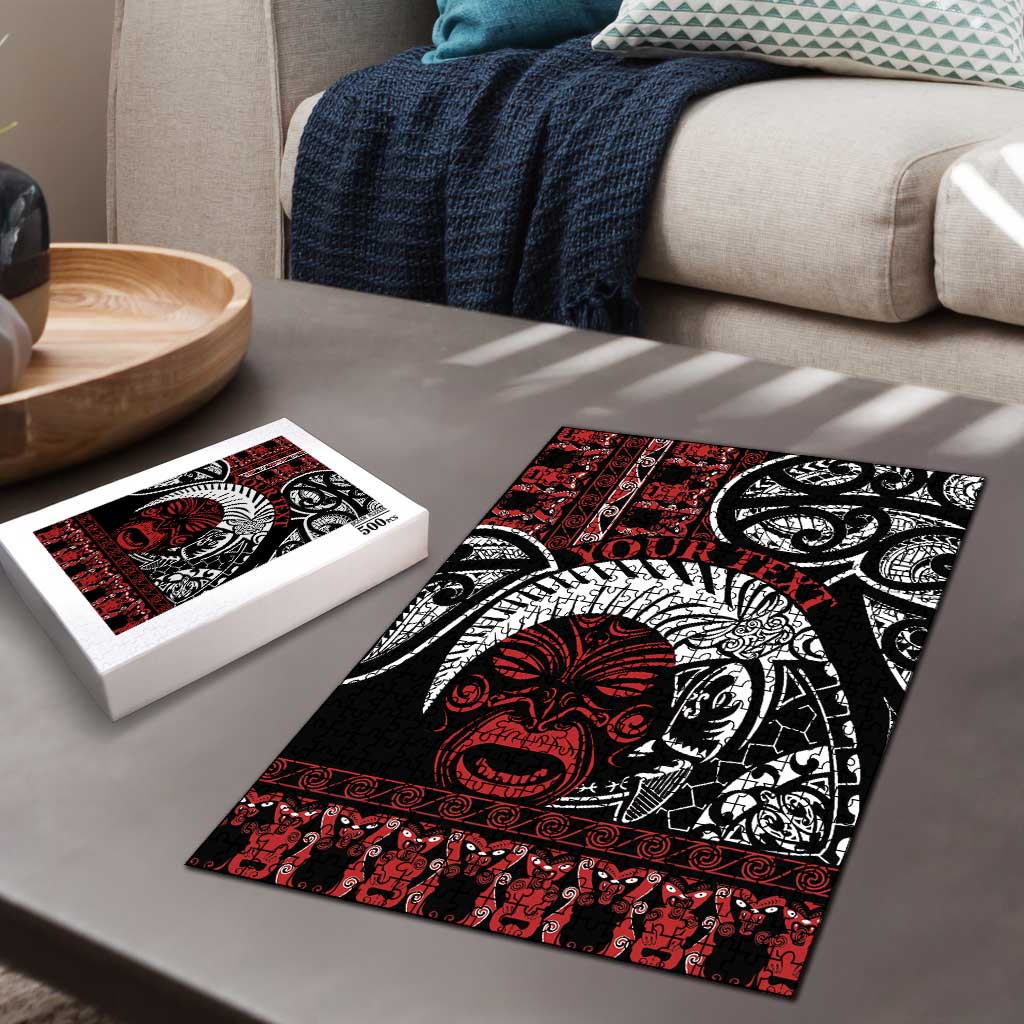 Honour The Treaty New Zealand Personalised Puzzle Toitu Te Tiriti Indigenous Maori Face - Aussie Hoodie