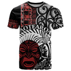 Honour The Treaty New Zealand Personalised T Shirt Toitu Te Tiriti Indigenous Maori Face