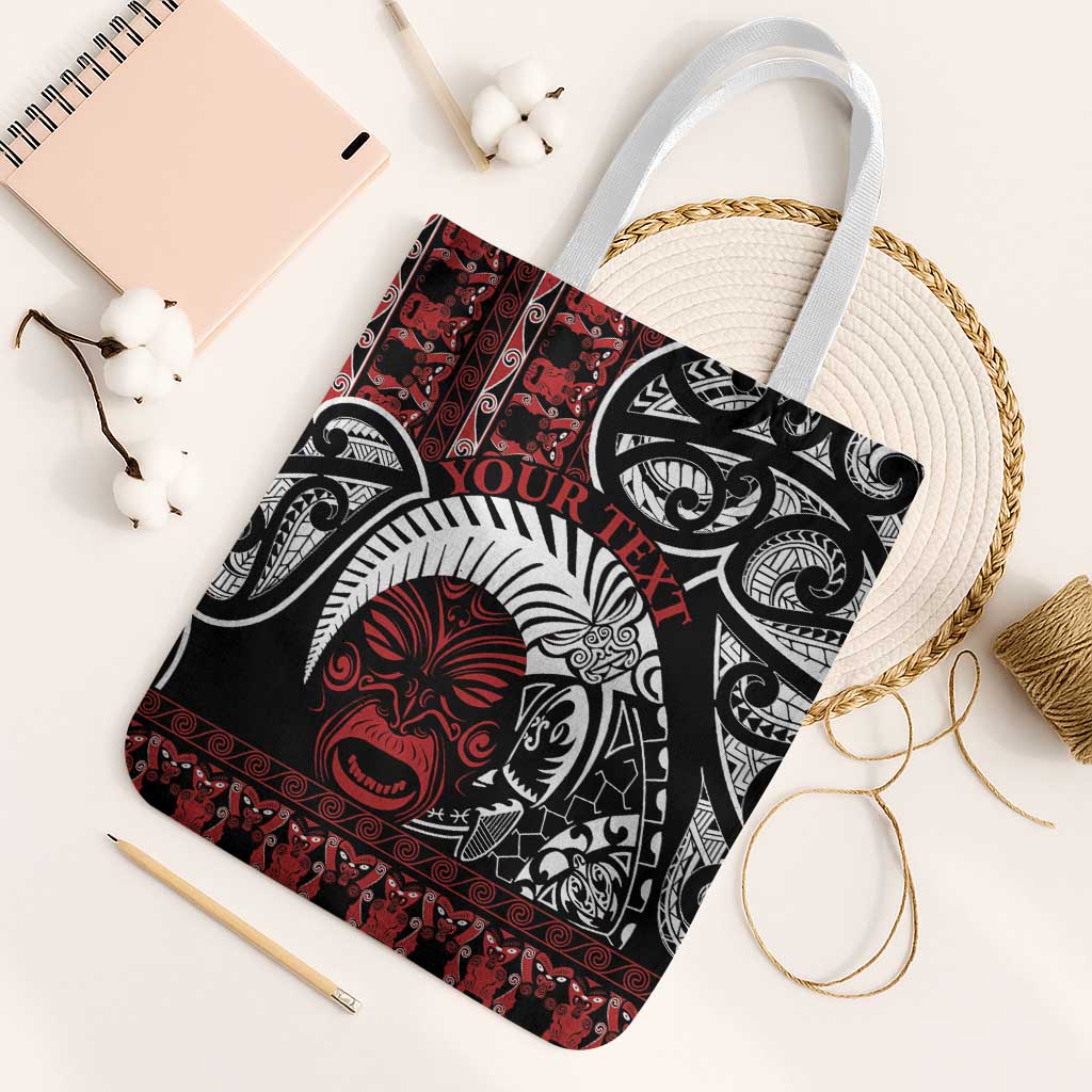 Honour The Treaty New Zealand Personalised Tote Bag Toitu Te Tiriti Indigenous Maori Face - Aussie Hoodie