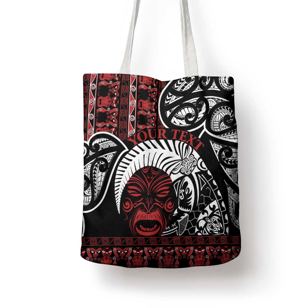 Honour The Treaty New Zealand Personalised Tote Bag Toitu Te Tiriti Indigenous Maori Face - Aussie Hoodie