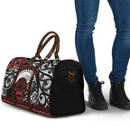 Honour The Treaty New Zealand Personalised Travel Bag Toitu Te Tiriti Indigenous Maori Face - Aussie Hoodie