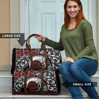 Honour The Treaty New Zealand Personalised Travel Bag Toitu Te Tiriti Indigenous Maori Face - Aussie Hoodie