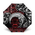 Honour The Treaty New Zealand Personalised Umbrella Toitu Te Tiriti Indigenous Maori Face - Aussie Hoodie