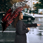 Honour The Treaty New Zealand Personalised Umbrella Toitu Te Tiriti Indigenous Maori Face - Aussie Hoodie