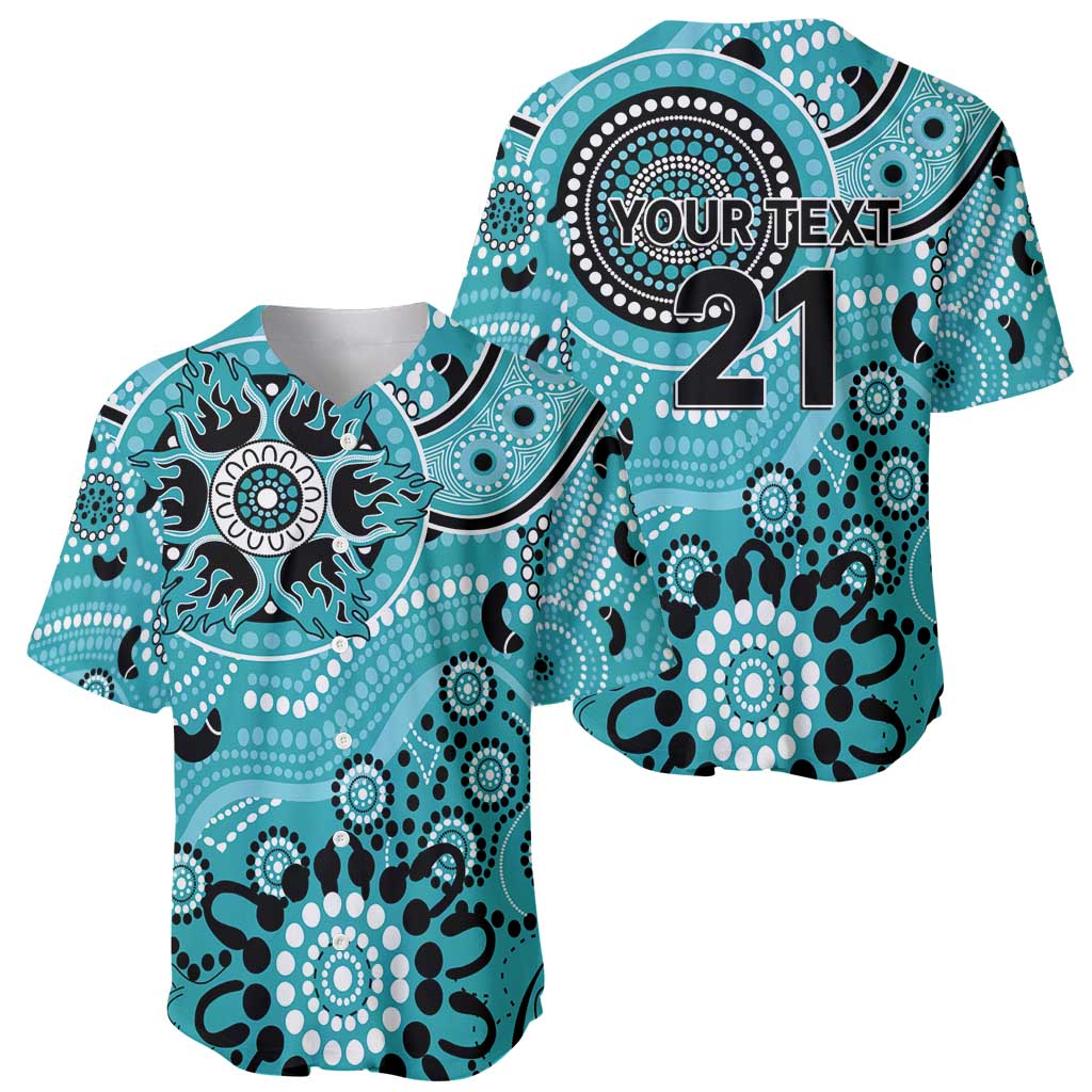 Heat Cricket Custom Baseball Jersey Australian Aboriginal
