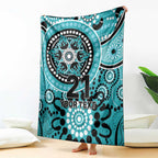 Heat Cricket Custom Blanket Australian Aboriginal