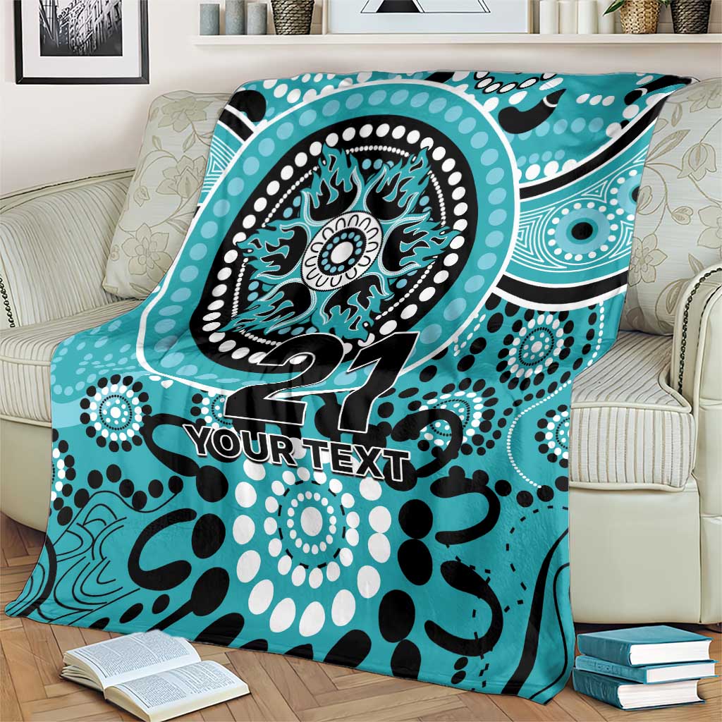 Heat Cricket Custom Blanket Australian Aboriginal