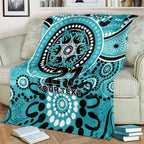 Heat Cricket Custom Blanket Australian Aboriginal