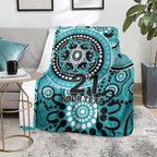 Heat Cricket Custom Blanket Australian Aboriginal