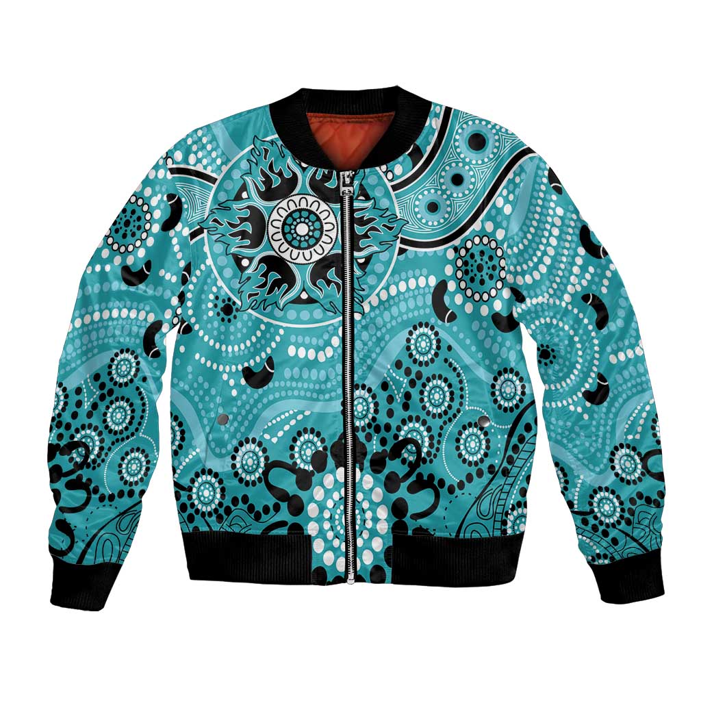 Heat Cricket Custom Bomber Jacket Australian Aboriginal