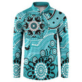 Heat Cricket Custom Button Sweatshirt Australian Aboriginal