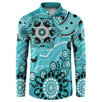 Heat Cricket Custom Button Sweatshirt Australian Aboriginal