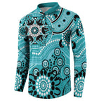 Heat Cricket Custom Button Sweatshirt Australian Aboriginal