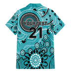 Heat Cricket Custom Family Matching Mermaid Dress and Hawaiian Shirt Australian Aboriginal