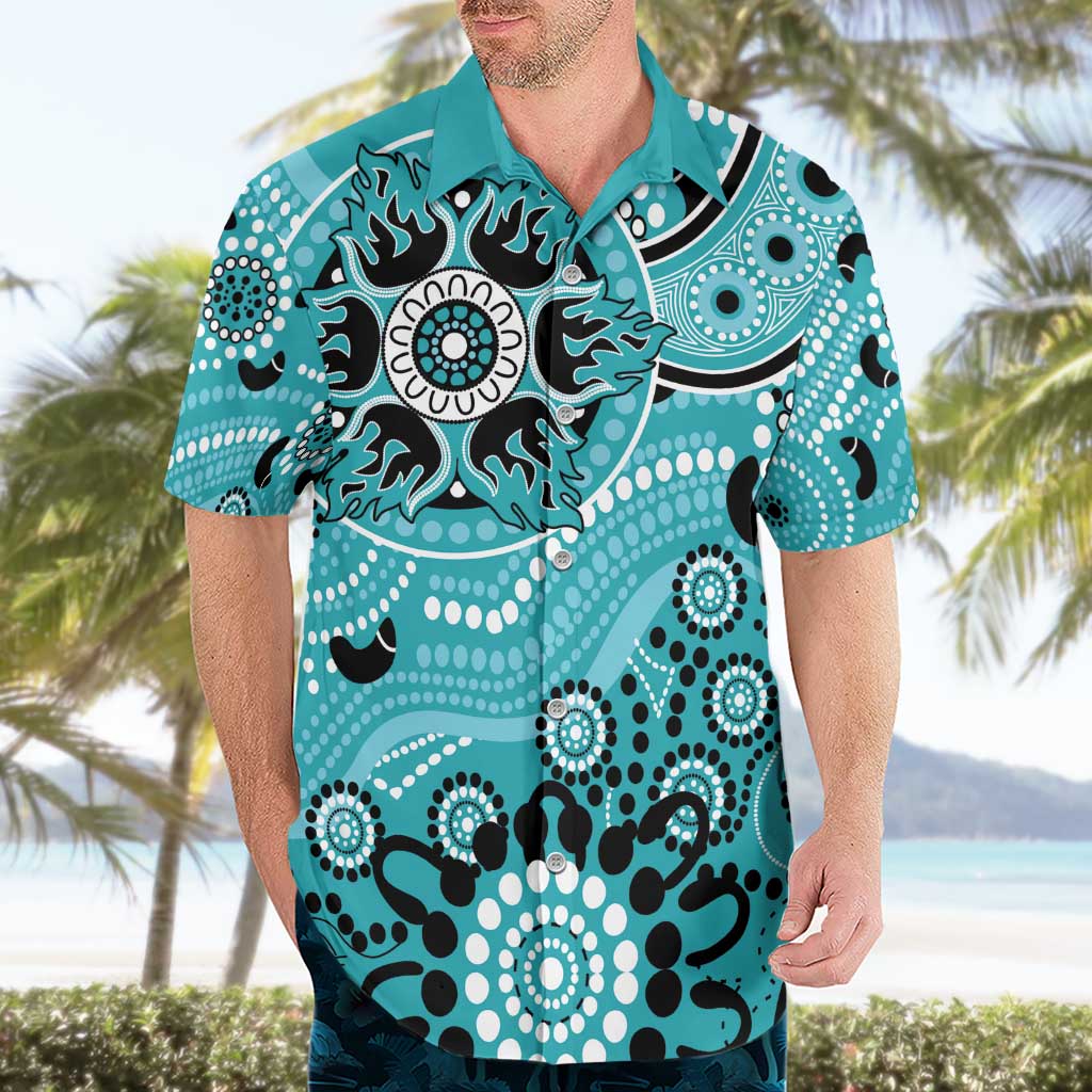 Heat Cricket Custom Hawaiian Shirt Australian Aboriginal
