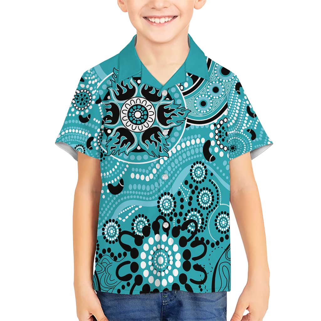 Heat Cricket Custom Hawaiian Shirt Australian Aboriginal