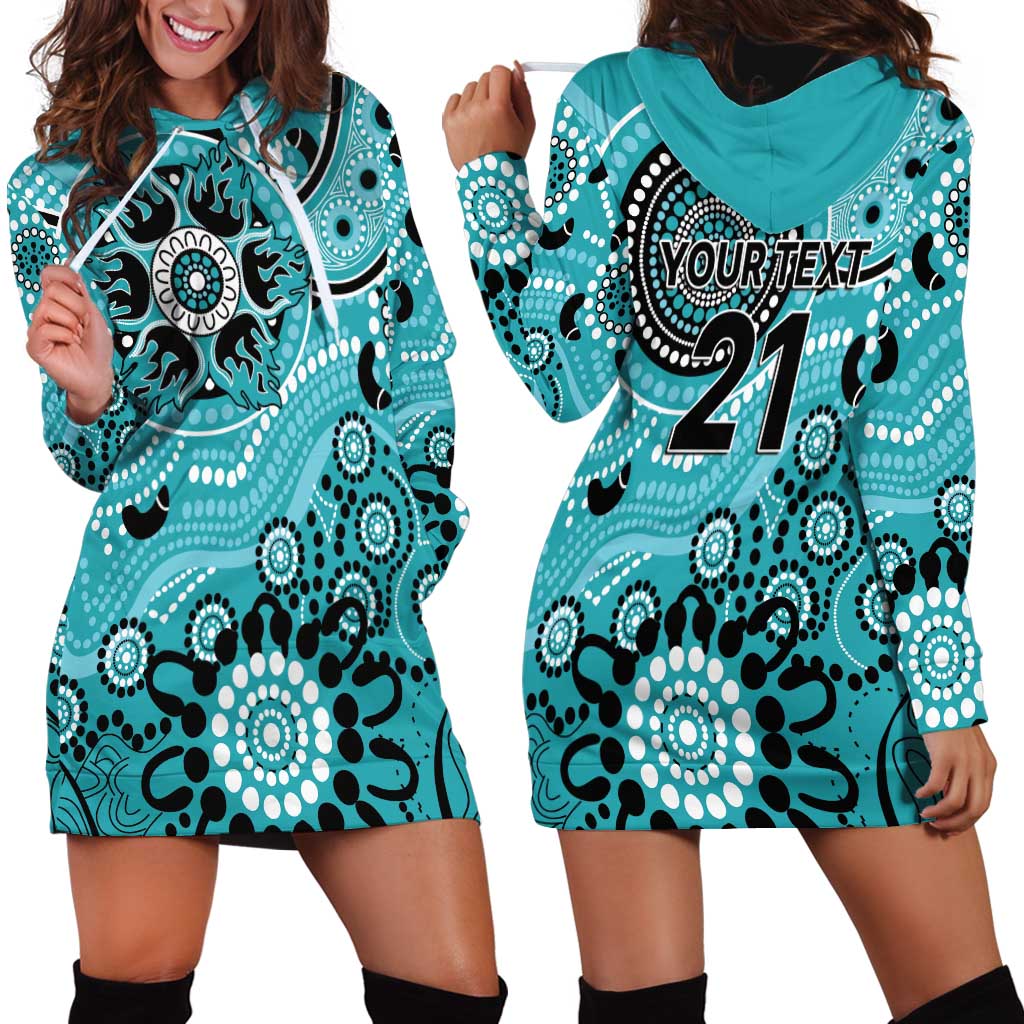 Heat Cricket Custom Hoodie Dress Australian Aboriginal