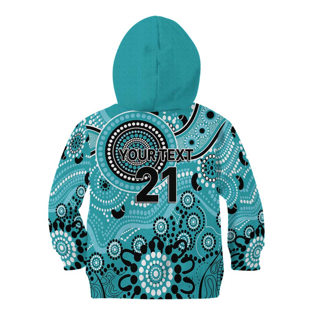 Heat Cricket Custom Kid Hoodie Australian Aboriginal