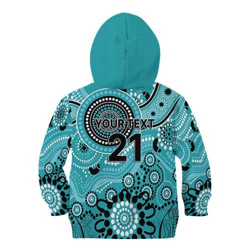 Heat Cricket Custom Kid Hoodie Australian Aboriginal