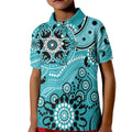 Heat Cricket Custom Kid Polo Shirt Australian Aboriginal