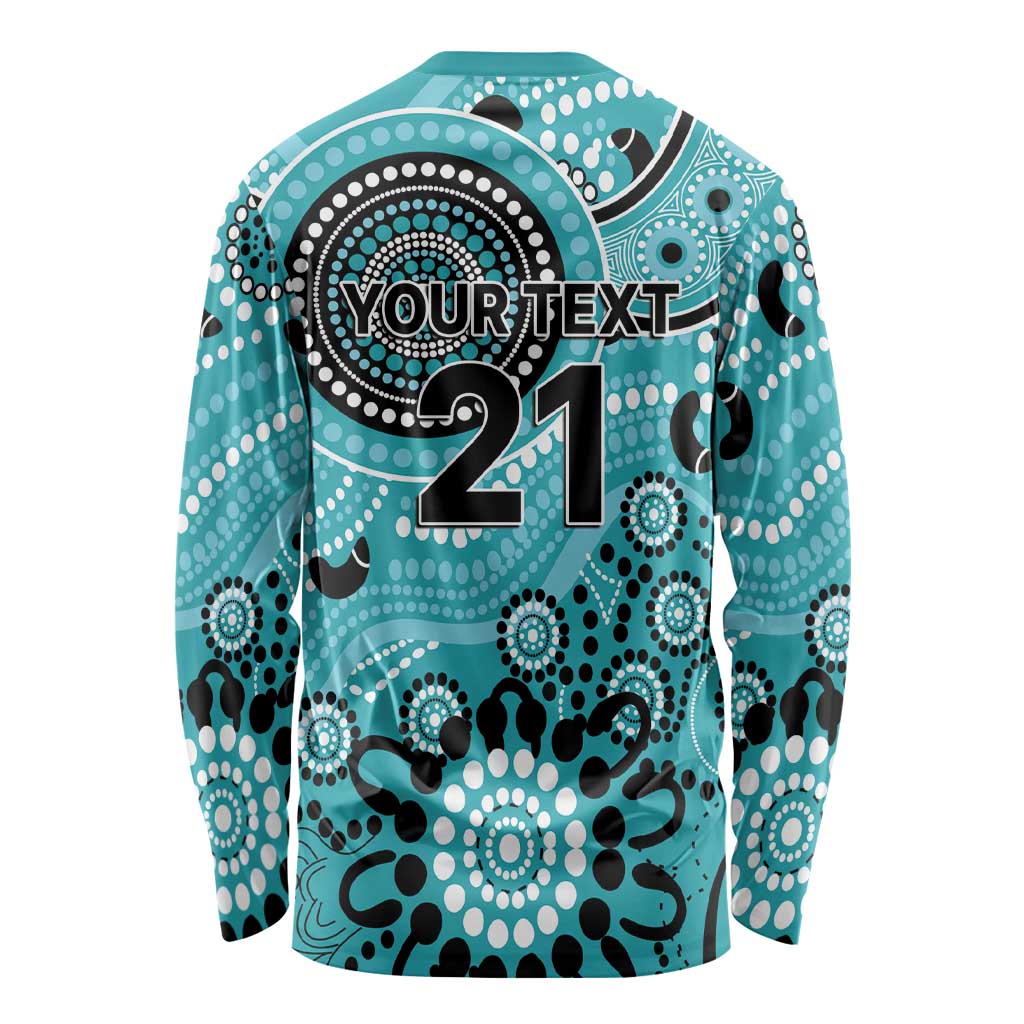 Heat Cricket Custom Long Sleeve Shirt Australian Aboriginal