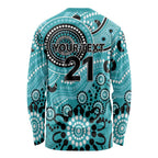 Heat Cricket Custom Long Sleeve Shirt Australian Aboriginal