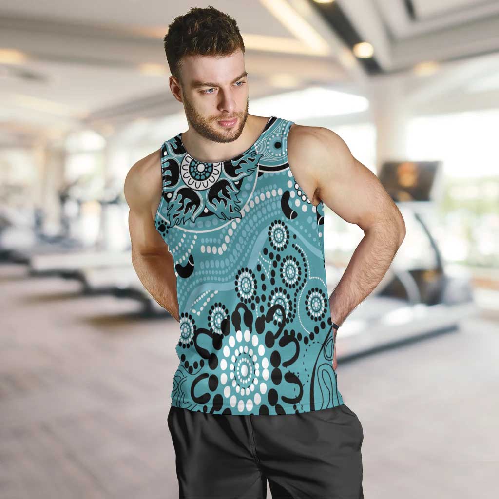Heat Cricket Custom Men Tank Top Australian Aboriginal