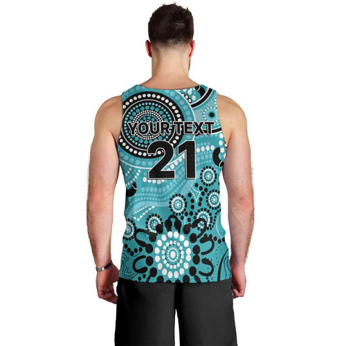 Heat Cricket Custom Men Tank Top Australian Aboriginal