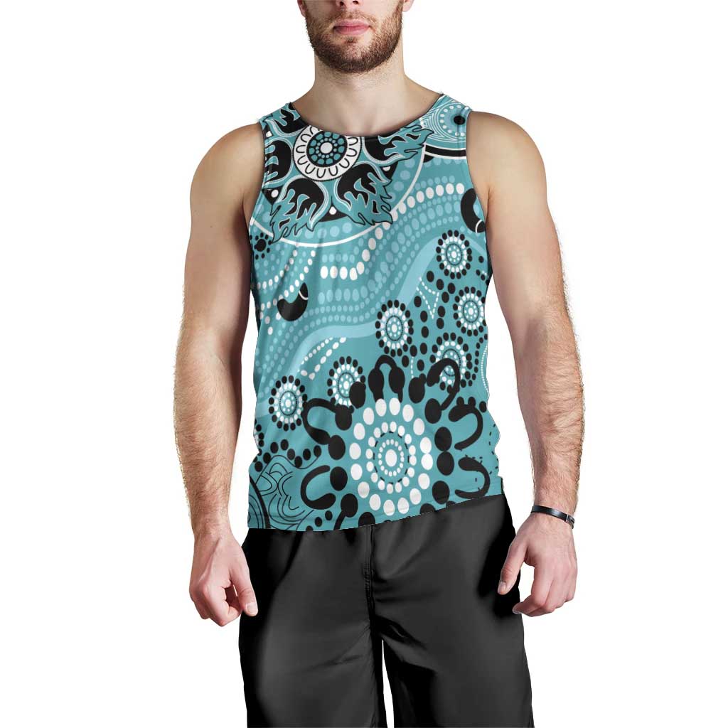 Heat Cricket Custom Men Tank Top Australian Aboriginal