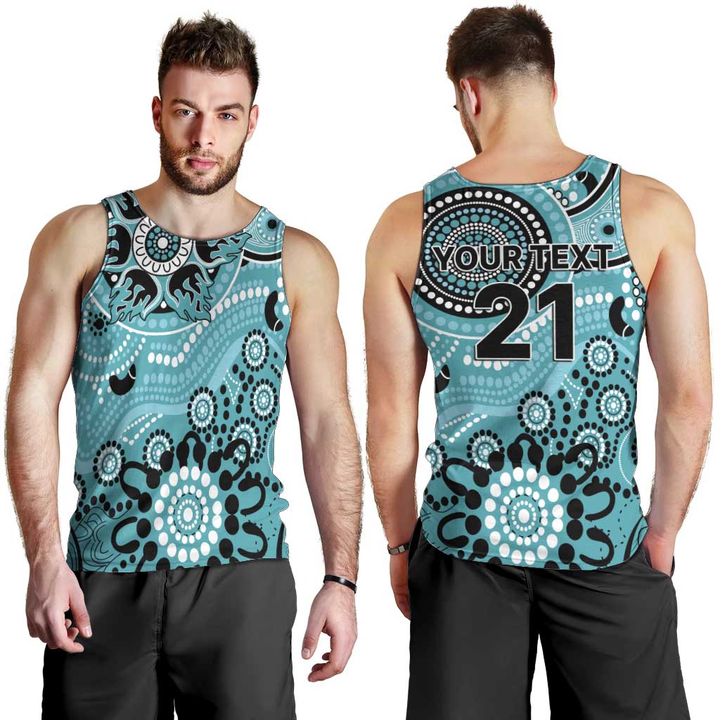 Heat Cricket Custom Men Tank Top Australian Aboriginal