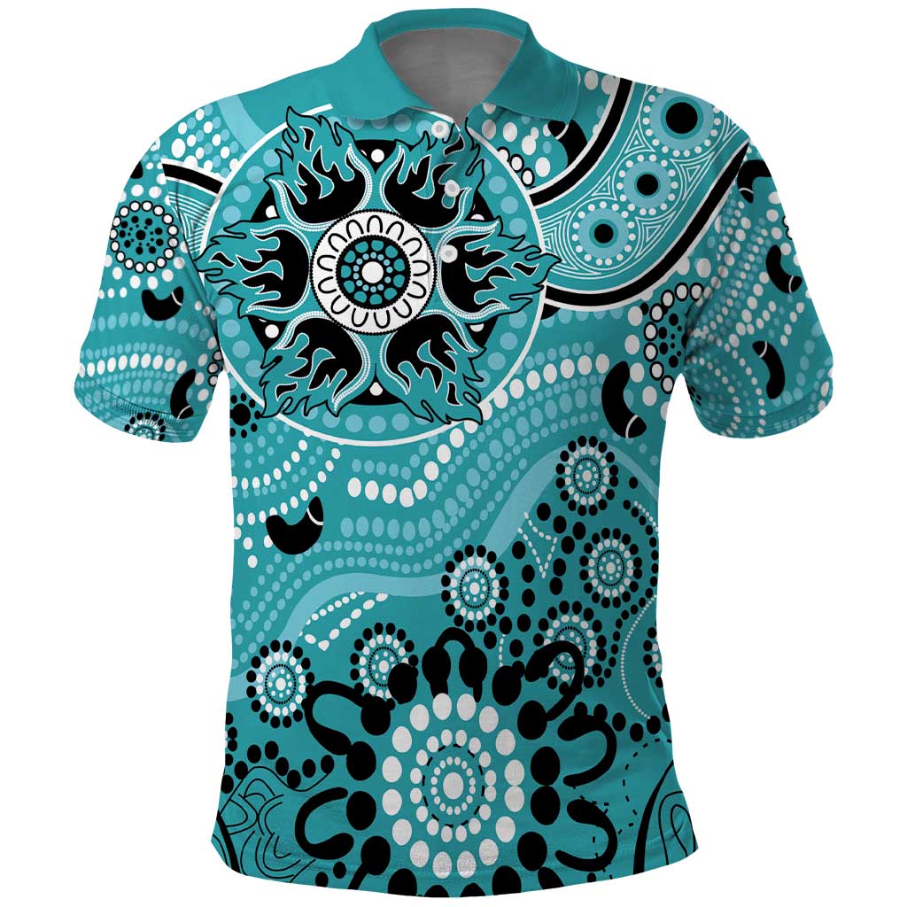 Heat Cricket Custom Polo Shirt Australian Aboriginal