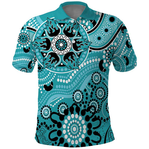 Heat Cricket Custom Polo Shirt Australian Aboriginal