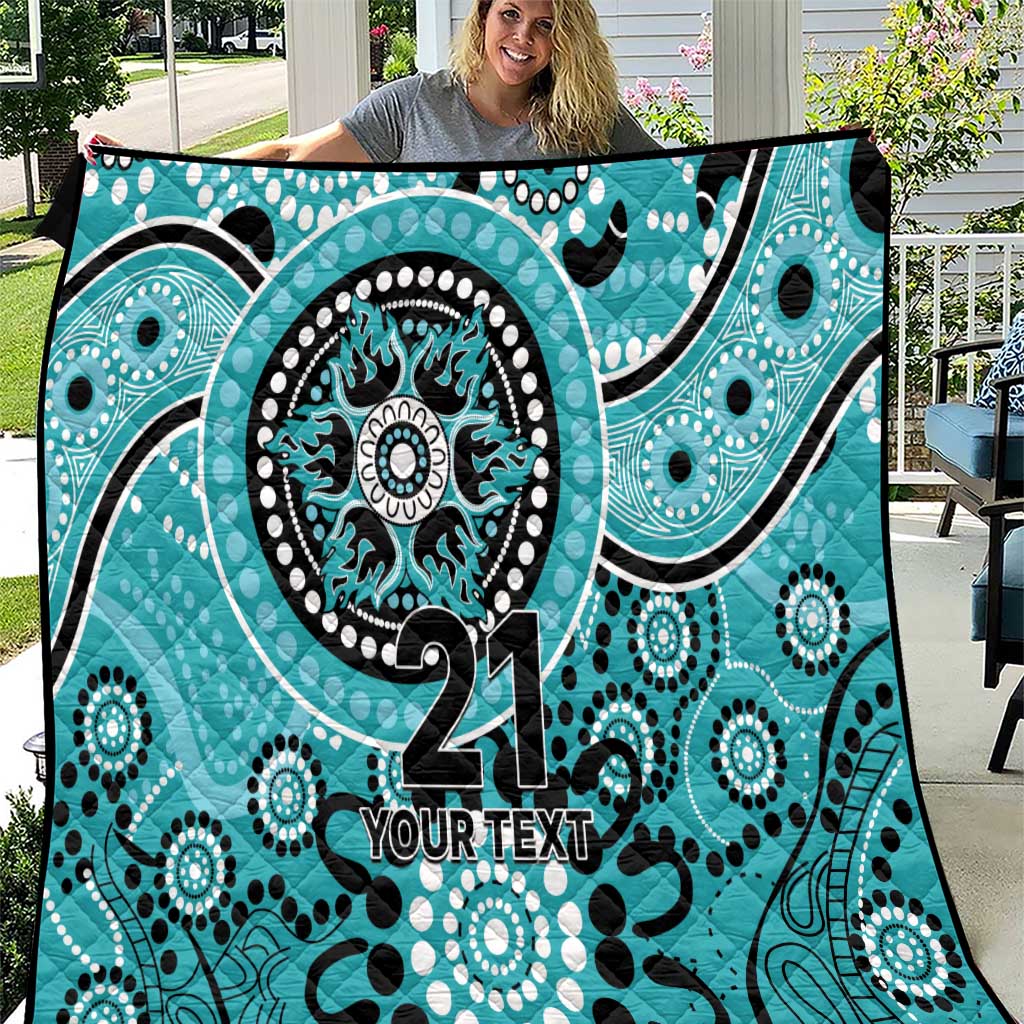 Heat Cricket Custom Quilt Australian Aboriginal