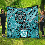 Heat Cricket Custom Quilt Australian Aboriginal