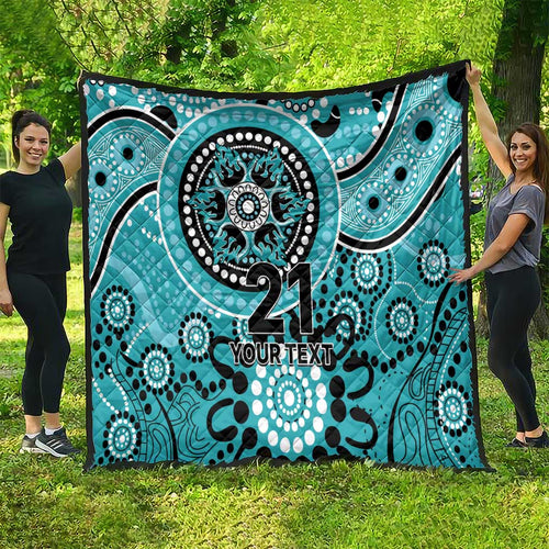 Heat Cricket Custom Quilt Australian Aboriginal