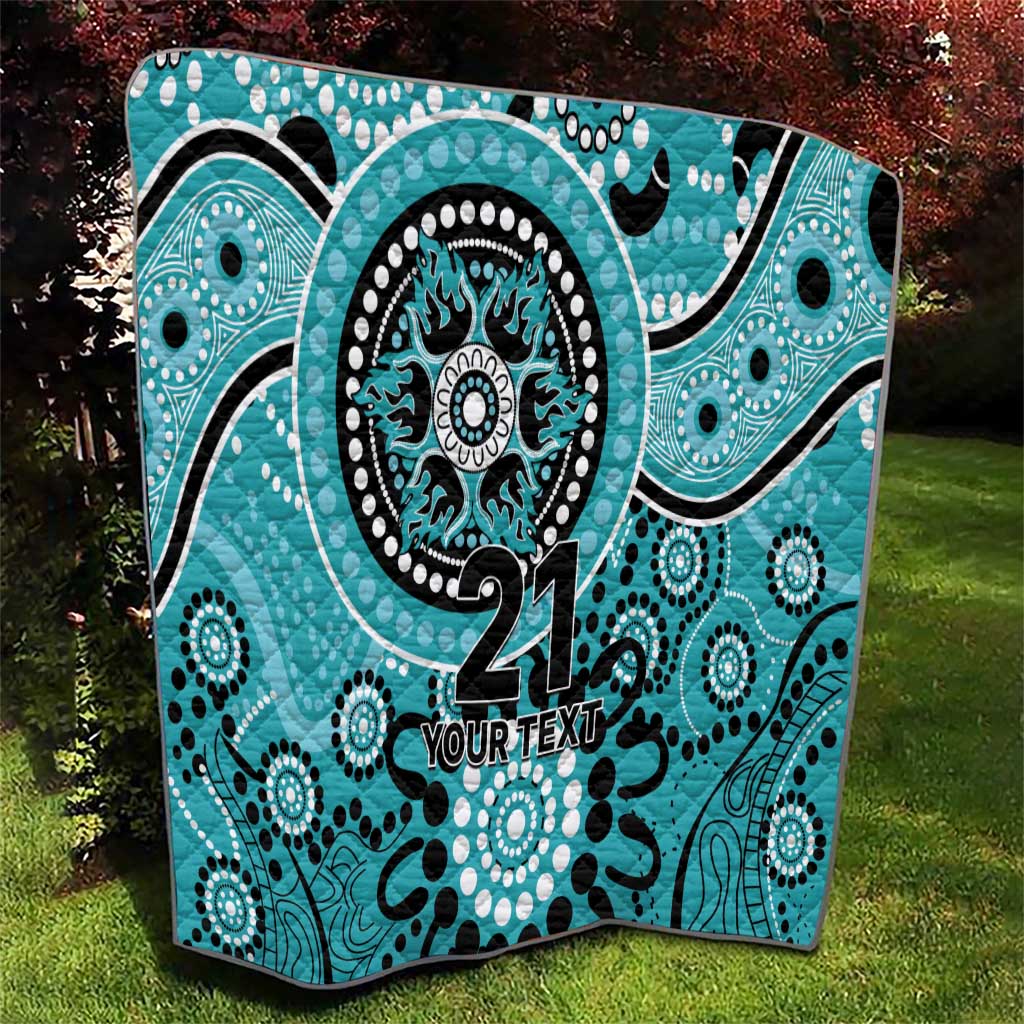 Heat Cricket Custom Quilt Australian Aboriginal