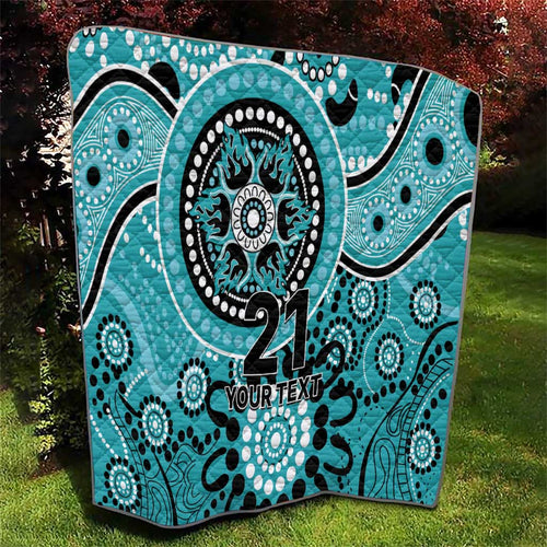 Heat Cricket Custom Quilt Australian Aboriginal